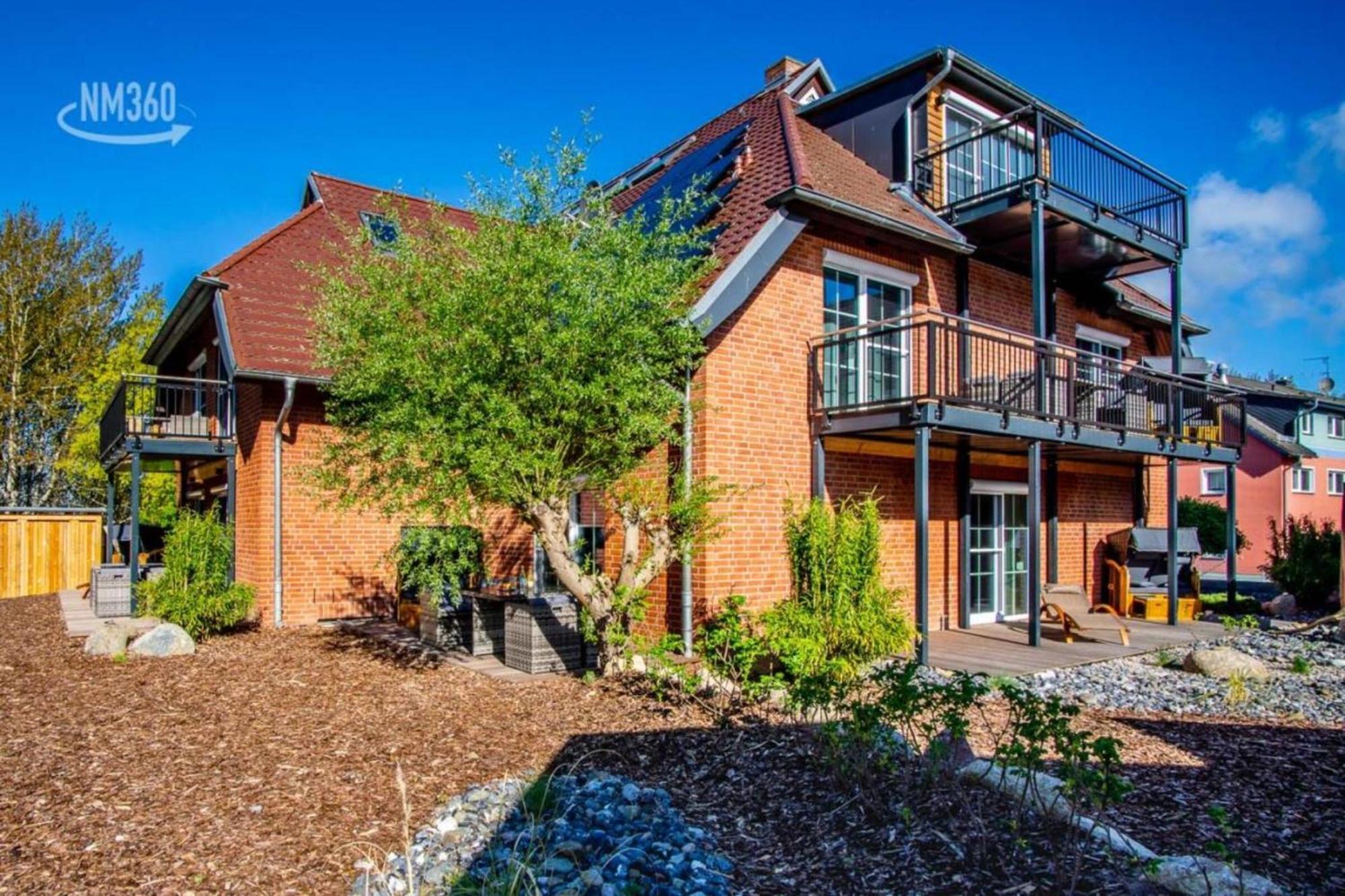 Traumhaftes Appartement Mit Balkon - Odins Blick Wohnung 6 - Mit Privatstrand, Sauna Lobbe Eksteriør bilde